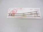 Bk Enterprises #93 Ho Nickel Silver 6-LH-1A Left Hand Turnout Code 100 Nos. Fixed Price $9.99.