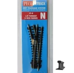 Peco ST-6 New 2026 Insulfrog #4 Setrack Left Hand Turnout Switch Code 80. Fixed Price $26.12.