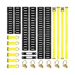 Elechomes Tie-down Kit 22 Pcs 6 Rails, Ratc. Fixed Price $124.32.
