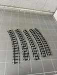 Vintage Antique Train Track Lot R193 Bend Hornby Tri Ang Oo Gauge England. Fixed Price $7.24.