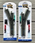 Pair Of Bachmann 1/87 Ho E-z Track N/s Remote Control Turnout Switches R/h & L/h. Fixed Price $79.74.