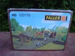 Model Railroad Building Kit (field Track Crossing) Ho Scale By Faller 120170 New. Fixed Price $14.99.