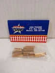 Usa Trains R80001 Brass Rail Joiners Also Fits Aristo & Bachmann Pack 12. Fixed Price $14.99.