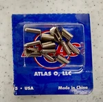 Atlas #6095 Gauge 3-RAIL Transition Joiners For Tubular Track (6 Pcs/pkg). New. Fixed Price $7.20.
