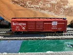 Trix Scale Burlington Route Double Door Boxcar. Fixed Price $13.27.