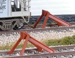 Peco SL-8340 2 X 'hayes Bumper' American Buffer Stop Code 'H0' Gauge Pod Post. Fixed Price $6.80.