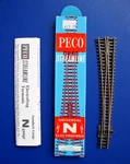 Peco Gauge Electrofrog SL-E389X Large Radius L/h Nos Scale Train Track. Fixed Price $23.00.