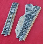 Vintage West Germany Marklin Ho 5122 Track Switch Straight 5106 1/1 Set. Fixed Price $10.00.