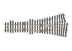 Marklin Three-way Turnout Complete 1,394MM 54-7/8IN Radius H1105. Fixed Price $322.98.
