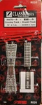 Rokuhan Z Gauge R020 Cross 13 1PC + 2PCS Auxiliary Rails 53.6MM. Fixed Price $44.99.
