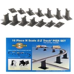 New Bachmann Ez-track Graduated Pier Set (16 Pcs) Scale. Fixed Price $32.99.