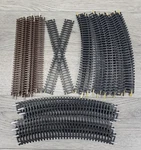 Lot Of 23 Ho 9" Straight, 18" Curve Track & 30 Degree - Ahm, Bachmann, Atlas. Fixed Price $8.75.