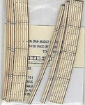 Blair Line 125 Ho Scale Laser-cut Curved 2-LANE Wood Grade Crossing. Fixed Price $7.99.