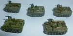 Ghq Wwii Micro Armour Usa 1/285 M37 105MM Howitzer Motor Carriage X5 (4). Fixed Price $13.54.