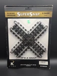 K-line Gauge Supersnap 90 Degree Crossover Track Section K-0760 New. Fixed Price $17.95.