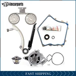 Timing Chain Cover Gasket Kit Water Pump + Thermostat For Chevrolet Pontiac. Fixed Price $63.01.