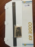 Bridge Track W/ Guardrails & Vee Rerailer - 24 Inch Code 83 Ns Ho Scale New. Fixed Price $65.95.
