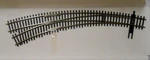 Walthers Ho Scale #948-826 Code 83 Nickle Silver 6.5 Left Hand Curved Turnout. Fixed Price $21.99.