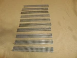 10 Ho Brass Bachmann 9" Straight Snap Track Lot With Joiners. Fixed Price $8.76.