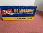 Atlas Ho Scale Slot Car Racing 2-1/2 " Roadway Piers Brand New Box Of ( 12 ). Fixed Price $23.12.