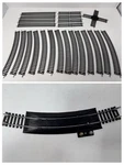 Life-like Ho Scale Train Track Lot 24 Pieces Curved Straight Crossing Untested. Fixed Price $12.99.