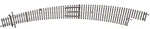 Roco 42479 Ho Scale Right Curve Switch BWR9/10. Fixed Price $64.11.