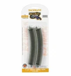 Bachmann Ez-track 11.25" Radius Curved Scale 6 Pieces 44801. Fixed Price $17.82.