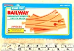 Vintage 1995 Tootsietoy Sesame Street Railway Hardwood Curved Switch Track #4557. Fixed Price $9.99.