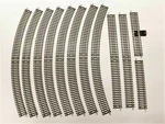 293TA Hornby Oval Track Measurements 149 X 95 Cm. 12 Pieces. Fixed Price $137.32.