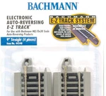 Bachmann 44548 Ho Scale E-z Track Reversing 9" Straight (4 Pieces). Fixed Price $44.99.