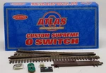 Atlas 6073 Gauge Nickel Silver O-72 Right Hand Remote Switch Turnout. Fixed Price $129.98.