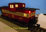 Ho Caboose Lighting Kit With Track Pickup Wheel Set 33" Plus 4 Leds. Fixed Price $11.50.