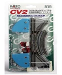 New Kato CV-2 Unitrack Compact Multi-purpose Set Turnout Scale 20891. Fixed Price $82.25.