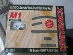 Kato, Scale, 20-850-1, M1 Unitrack, Basic Oval Set W/power Pack, Mint Ob. Fixed Price $100.00.