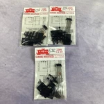 Lot Of 3 Caboose Industries 220S Ho Ground Throw W/contacts & Fittings Sprung. Fixed Price $28.99.