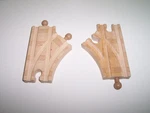 Learning Curve Thomas Wooden Train Switching 3 1/2" Traction Track Set. Fixed Price $6.50.