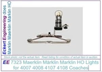 Ee New Rklin Ho 7323 Lighting Kit For Metal Coaches 4007 4009 4107 4108. Fixed Price $11.25.