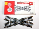 Fleischmann Ho Ref 6060 Brass 30 Crossing Rail, Electric Train, New. Fixed Price $17.29.