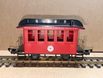 Bachmann Large Scale 97089 Short Line Railroad Coach With Original Box. Fixed Price $25.00.