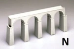 Scale 4 Arch Viaduct Single Track Cut Stone Bridge Building Kit ATL-2826. Fixed Price $17.99.
