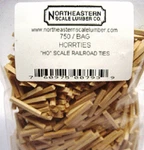 Northeastern Scale (ho) 793 Railroad Ties (750) Nib. Fixed Price $18.95.