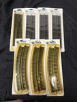 Bachmann Ho Straight / Curved Track Lot Of 7 Nos. Fixed Price $35.00.
