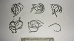 25 Count Mustad 39953-DT Duratin Circle Hook 14/0 Fishing Nos. Fixed Price $8.99.