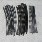 Lot Of 17 Tyco Ho Scale Train Tracks Curved Straight Made Austria. Fixed Price $15.90.