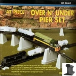 Atlas Ho Scale New 2025 Over & Under Pier Set For Snap Track 47 Pcs 80. Fixed Price $22.07.