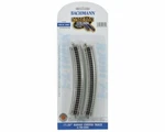 N-gauge Bachmann 11.25" Radius Curved Track (6/CARD). Fixed Price $15.99.