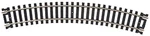 Atlas Ho Scale Code 100 15" Radius Curve Bulk Model Train Track (10-PACK). Fixed Price $13.99.