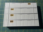 Kato Ho Scale Emp Containers Lot, 4. Fixed Price $42.50.