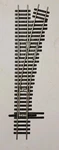 Shinohara Ho Code 100 Right Hand #4 Turnout, Nickel Silver - Ln. Fixed Price $14.48.