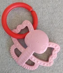 Fisher Price Kick Play Glow And Grow Baby Gym Replacement Pink Butterfly Teether. Fixed Price $11.99.
